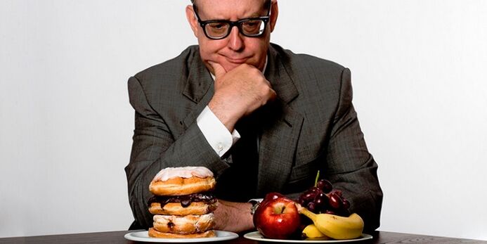 Harmful and beneficial foods for male strength